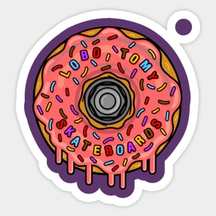 DONUT SKATEBOARD WHEEL by Lobo Tomy Sticker